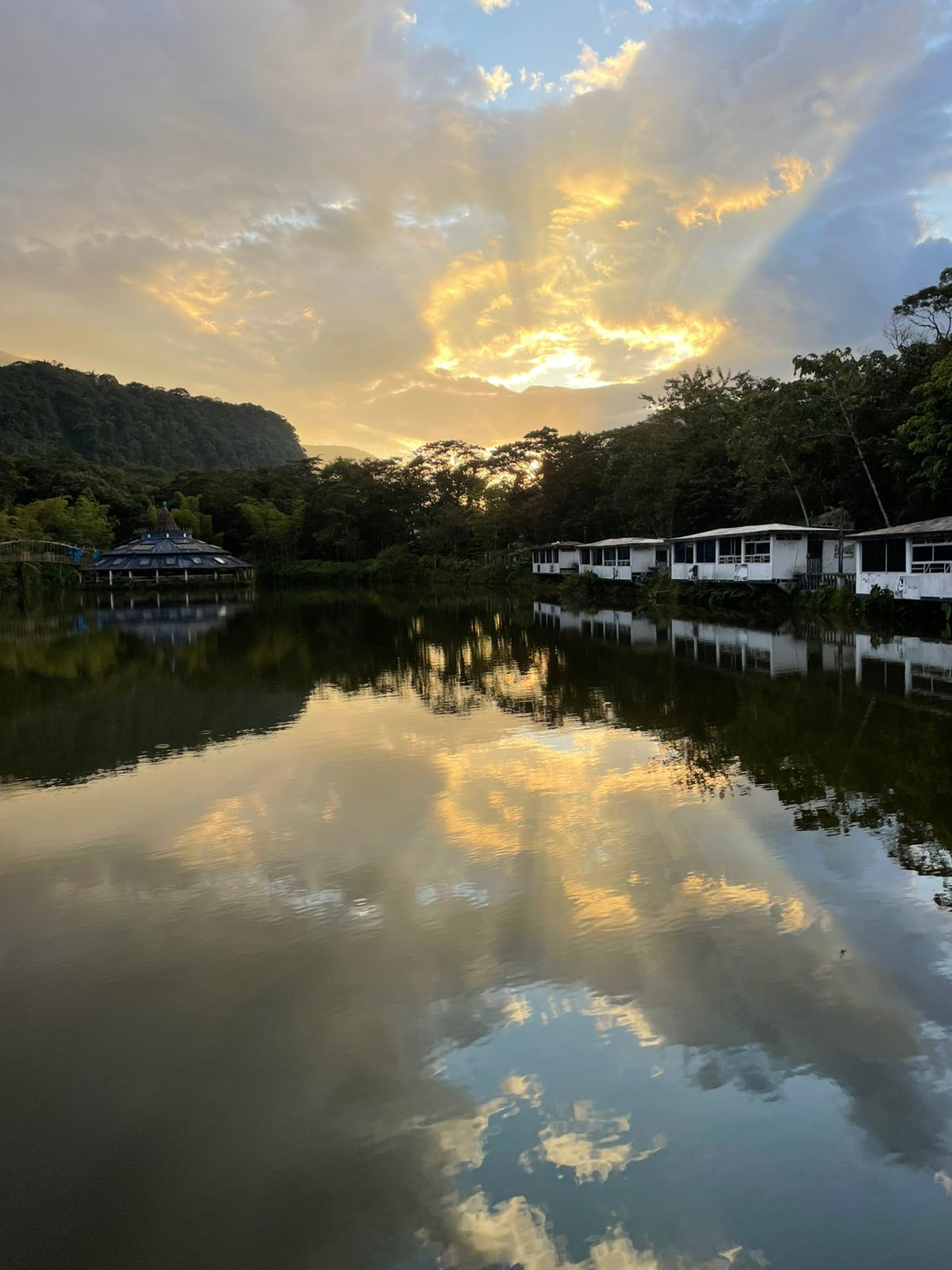 Retiro en el lago